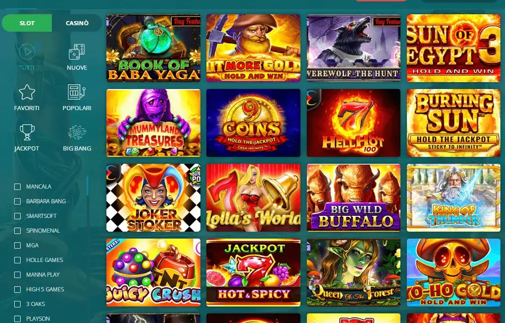 Panoramica di 22Bet Casino