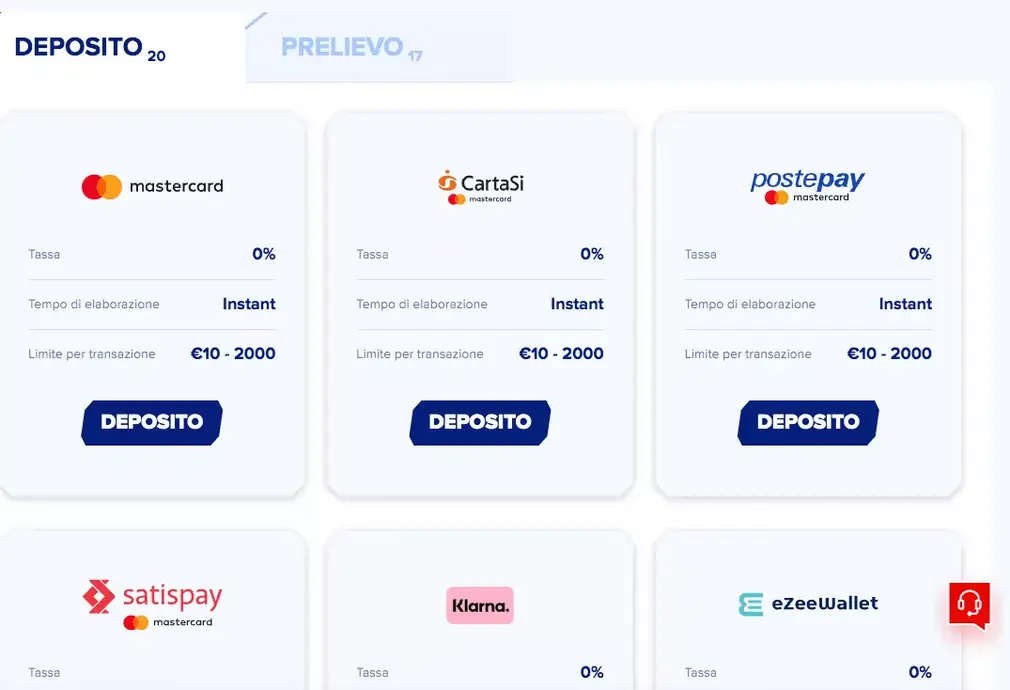 Sport betting disponibile